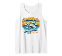 Navegando Juntos por Alaska 2026, Glaciar, Puesta de Sol y Naturaleza Camiseta sin Mangas