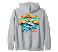 Navegando Juntos por Alaska 2026, Glaciar, Puesta de Sol y Naturaleza Sudadera con Capucha