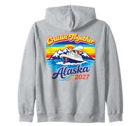 Navegando Juntos por Alaska 2027 Glacier Sunset Wilderness Trip Sudadera con Capucha