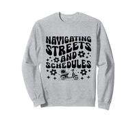 Navegando por calles y horarios Paquete de repartidor Sudadera