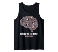 Navegando por la mente Escuela Psicología Diseño Camiseta sin Mangas