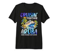 Naveguemos Juntos en el Crucero Aruba Dolphin Vacation Camiseta Premium