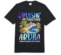 Naveguemos Juntos en el Crucero Aruba Dolphin Vacation Comfort Colors Adult Heavyweight T-Shirt