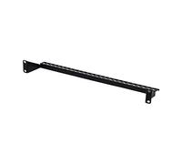NavePoint 1U Horizontal 19-Inch Rack Mount Cable Management Bracket Cross Bar Panel Negro