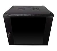 NavePoint 9U Pared Montaje Consumer Serie Servidor Armario Telecomunicaciones Gabinete Red Caja Cerraduras, W Ventilador