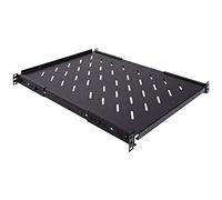 NavePoint fijo accesorio de ventilación servidor estante 1U 19 "para montaje en rack de 4 postes ajustable de 26 - 37"