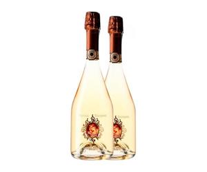 Naveran Perles Blanques Brut Nature Cava 75 spumoso blanco (Caja de 2 Botellas de 75 cl)