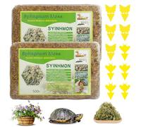 NAVESO 2×500g Musgo Sphagnum,Musgo para Orquideas con Trampa,Sphagnum Moss para Orquídeas para Orquideas Plantas En Maceta Cultivo De Florales En Casa