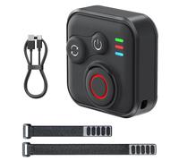 NAVESO Mando a Distancia Blueteeth para GoPro Hero 13/12/11/Insta360 X5/X4/X3/Ace Pro 2/Ace Pro/GO3S/GO3/IOS/Android, Inteligente Blueteeth Remote Control con Muñeca y Cable de Carga USB para GoPro