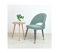 Navian - Juego de 4 fundas para sillas de comedor, antideslizantes, lavables, redondas, para oficina y comedor, diseño de respaldo curvado, elegante y duradero