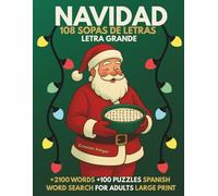 NAVIDAD 108 SOPAS DE LETRAS LETRA GRANDE: CON DATOS CURIOSOS