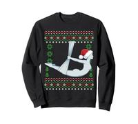 Navidad Aerial Yoga Ugly Christmas Sweater Aerialist Sudadera