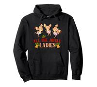 Navidad All The Jingle Bell Ladies Funny Sudadera con Capucha