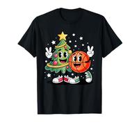 Navidad Árbol Baloncesto X-Mas Cesta Aro Jugador Camiseta