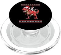 Navidad Australian Shepherd T-Rex Dinosaurio Aussie Dog PopSockets PopGrip para MagSafe
