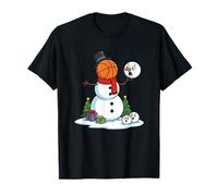 Navidad Baloncesto Santa Reno Elfo Niños Mujeres Hombres Camiseta