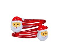 Navidad Barrettes Santa/Tree Decors Nonslip Clip elegante para mujeres niños niñas festival de Navidad peluquería estilo