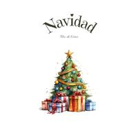 Navidad Bloc de notas: Arbol de Navidad Tapa Blanda - Cuaderno blanco 80 pag A5: Ideal para notas, lettering y diario