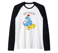 Navidad Can't Catch Me Camiseta Manga Raglan