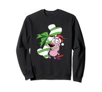 Navidad Cartoon Network Courage The Cowardly Dog Christmas Bone Sudadera