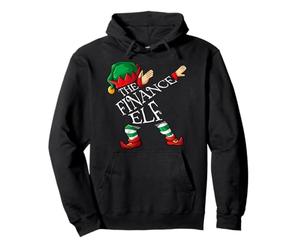 Navidad Dabbing Finanzas Elfo Sudadera con Capucha