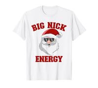 Navidad Divertida de Santa Claus Big Nick Energy Camiseta
