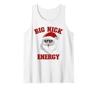 Navidad Divertida de Santa Claus Big Nick Energy Camiseta sin Mangas