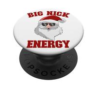 Navidad Divertida de Santa Claus Big Nick Energy PopSockets PopGrip Adhesivo