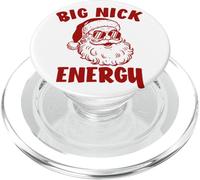Navidad Divertida de Santa Claus Big Nick Energy PopSockets PopGrip para MagSafe