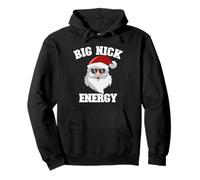 Navidad Divertida de Santa Claus Big Nick Energy Sudadera con Capucha