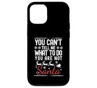 Navidad Divertida, no Puedes decirme qué Hacer, no Eres Papá Noel Carcasa para iPhone 12/12 Pro