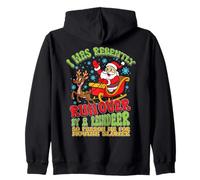 Navidad Divertida Recientemente atropellada por un Reno Que Sudadera con Capucha