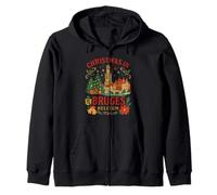 Navidad en Brujas Bélgica Vacaciones Viaje Turístico Souvenir Sudadera con Capucha