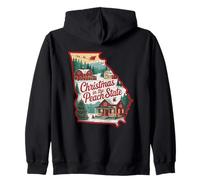 Navidad en el espíritu Festivo del Estado de melocotón Sudadera con Capucha