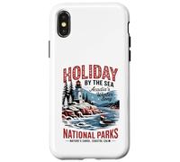 Navidad en el Parque Nacional Acadia - Vacaciones Familiares Acadia Carcasa para iPhone X/XS