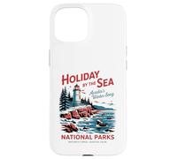 Navidad en el Parque Nacional de Acadia - Vacaciones Acadia Carcasa para iPhone 15