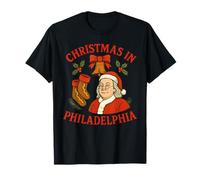Navidad en Filadelfia Vacaciones Viaje Turístico Souvenir Camiseta