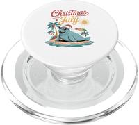 Navidad en Julio Diversión Festiva en la Playa PopSockets PopGrip para MagSafe