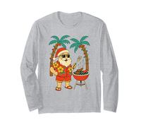Navidad en julio, Papá Noel hawaiano, hamburguesas a la parrilla Manga Larga