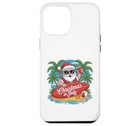 Navidad En Julio Verano Playa Hawaii Santa USA Hombres Mujeres Carcasa para iPhone 12 Pro Max