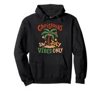 Navidad en julio Vibes Only Palm Tree Summer Beach Kids Sudadera con Capucha