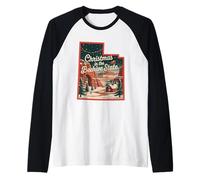 Navidad en la alegría del Estado de la Colmena Camiseta Manga Raglan