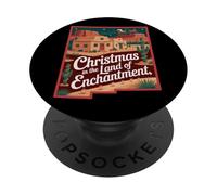 Navidad en la Tierra del Encanto Nuevo México PopSockets PopGrip Adhesivo