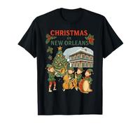 Navidad en Nueva Orleans Vacaciones Viaje Turístico Souvenir Camiseta