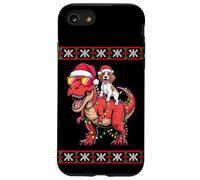 Navidad English Springer Spaniel T-Rex Dinosaurio Carcasa para iPhone SE (2020) / 7/8