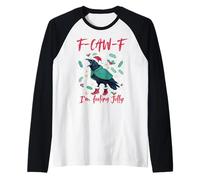 Navidad F-Caw-F Cuervo Me Siento Jolly Camiseta Manga Raglan