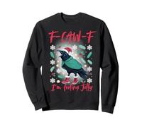 Navidad F-Caw-F Cuervo Me Siento Jolly Sudadera