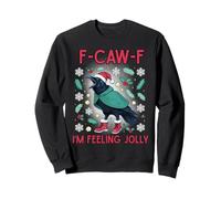 Navidad F-Caw-F Cuervo Me Siento Jolly Sudadera