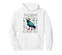 Navidad F-Caw-F Cuervo Me Siento Jolly Sudadera con Capucha
