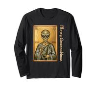 Navidad Feliz Anunnakimas Alien Lovecraft Cosmic Holiday Manga Larga